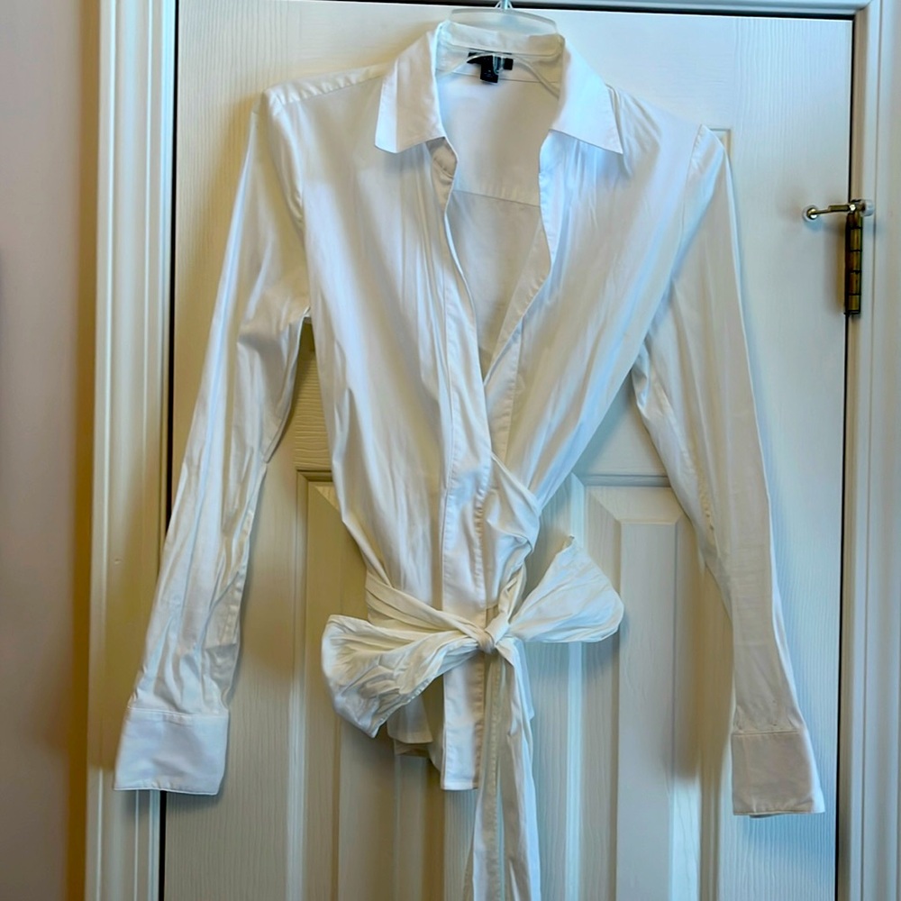 Ann Taylor Wrap Blouse